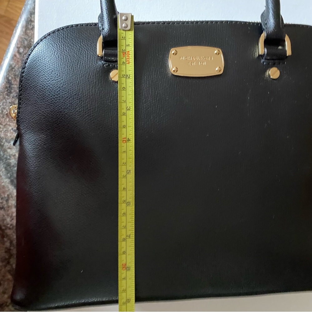 NWT Michael Kors Y2K Cindy black leather dome satchel - Picture 15 of 16